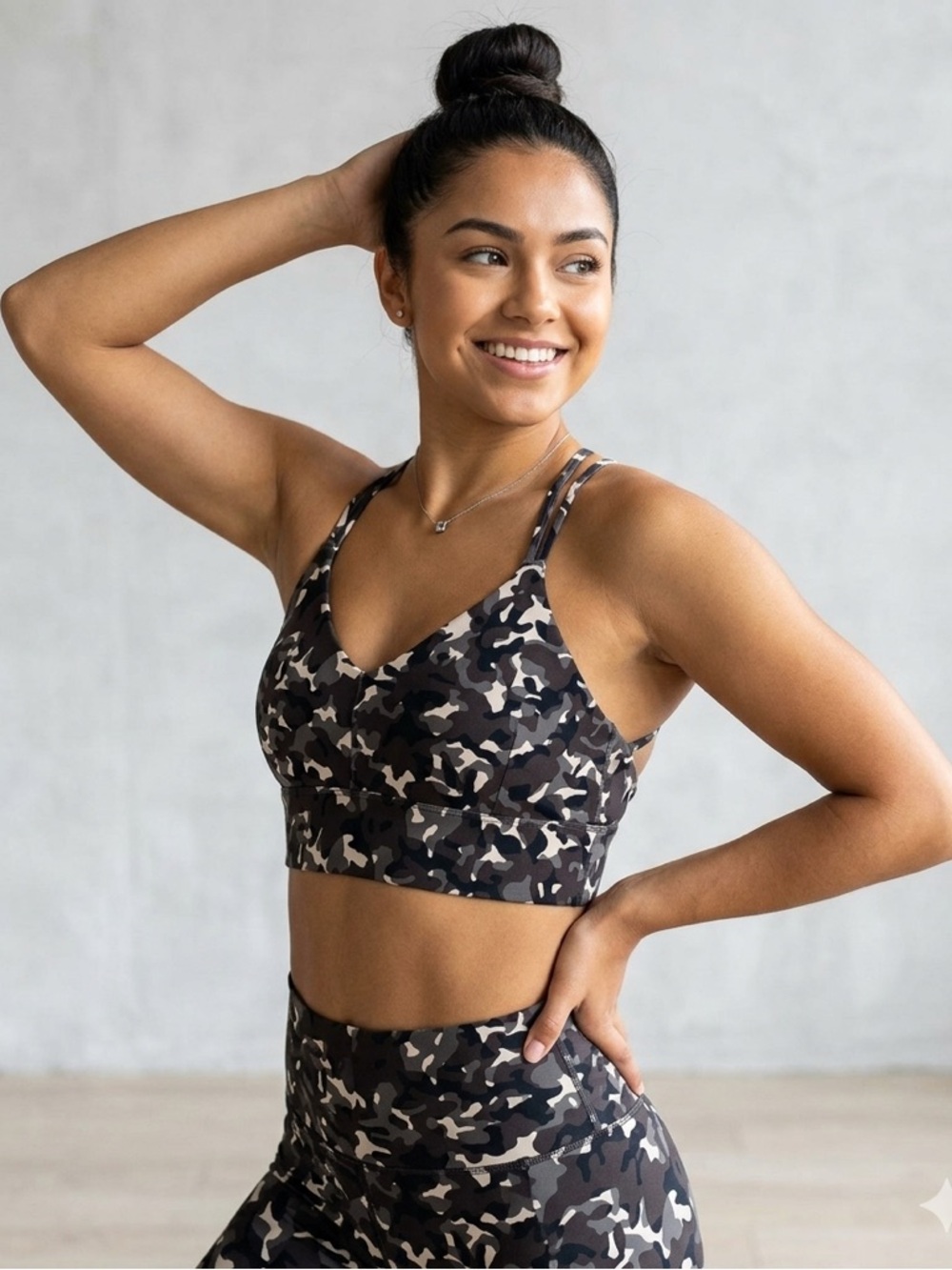 Bra sport Stylish Camouflage Sports Bra for Women